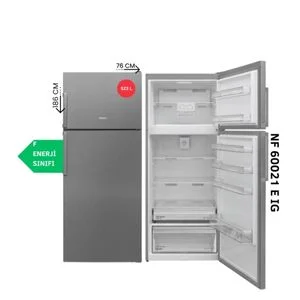 REGAL NF 60021 IG GRİ BUZDOLABI-KIBRIS