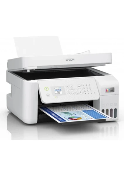 EPSON L5296 RENKLİ TANKLI FAX/FOT/TAR/ ADF YAZICI WIFI A4