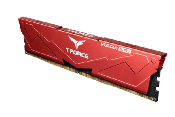 Team T-Force Vulcan Red 32GB 2x16GB 6400Mhz DDR5 Gaming Ram CL40
