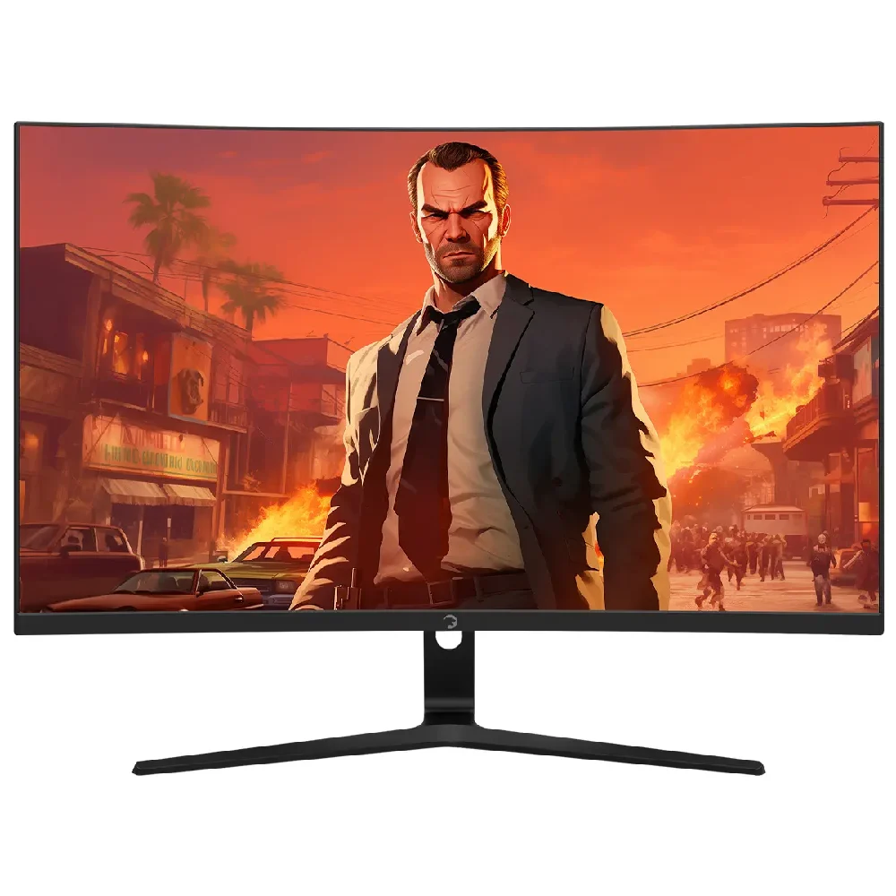 GamePower 27 inch Vivid V80 Fast VA Panel Curved RGB 300Hz 0.5ms FHD 2x2W Speaker Gaming Monitör