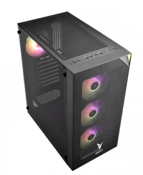 VENTO VG3400S USB3.0 4x12CM RGB FAN SIYAH E-ATX KASA (PSU YOK)
