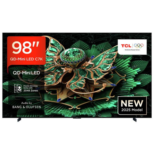 TCL 98" 98C7K Premium QD-Mini LED, Bang&Olufsen Audio, Up To HDR-3000 TV (2025)