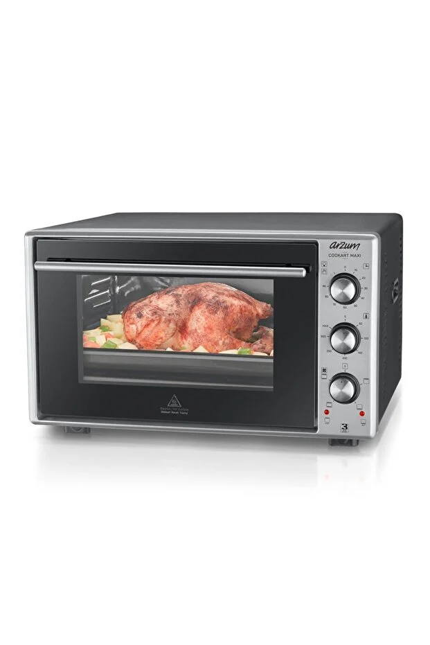 ARZUM COOKART MAXİ 50L ÇİFT CAMLI FIRIN AR2002 - 3