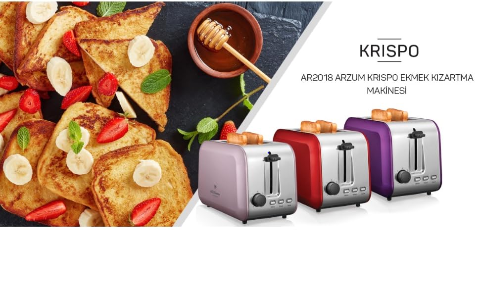 ARZUM KRİSPO EKMEK KIZARTMA MAKİNESİ AR2018 - 3