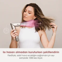 Shark FlexStyle 5'i 1 Arada Saç Şekillendirici (HD446SLEU)-Kıbrıs - 6
