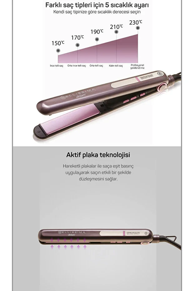 ARZUM BELLİSİMA CREATİVİTİ SAÇ DÜZLEŞTİRİCİ AR5062 - 2