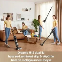 Dreame H12 Dual Islak & Kuru Dikey Süpürge-Kıbrıs - 6
