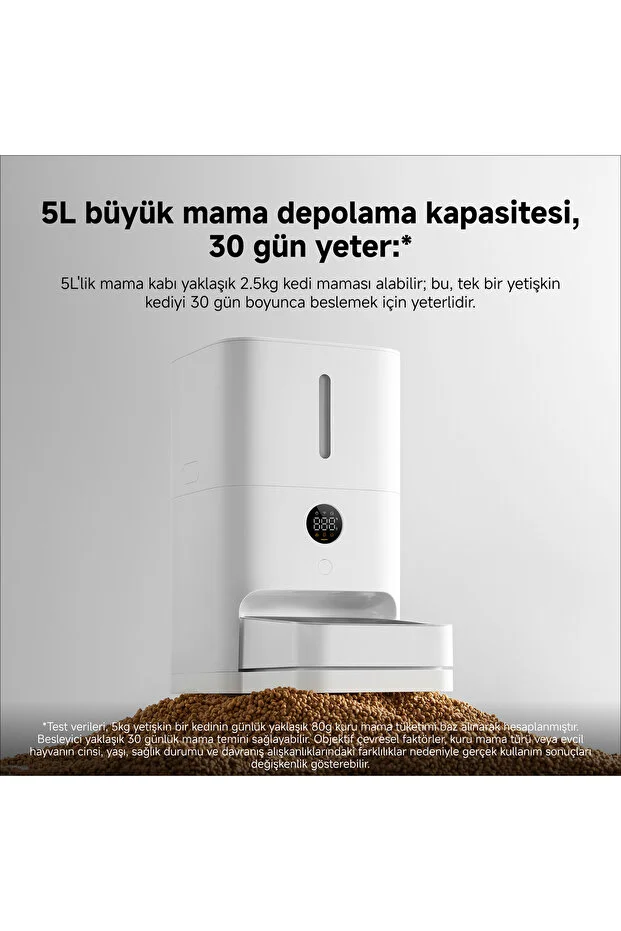Xiaomi Smart Pet Food Feeder 2 Akıllı Evcil Hayvan Besleyici - 3