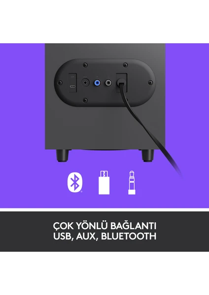 Logitech Z407 2+1 Bluetooth Hoparlör USB 980-001348-Kıbrıssessistemi - 3