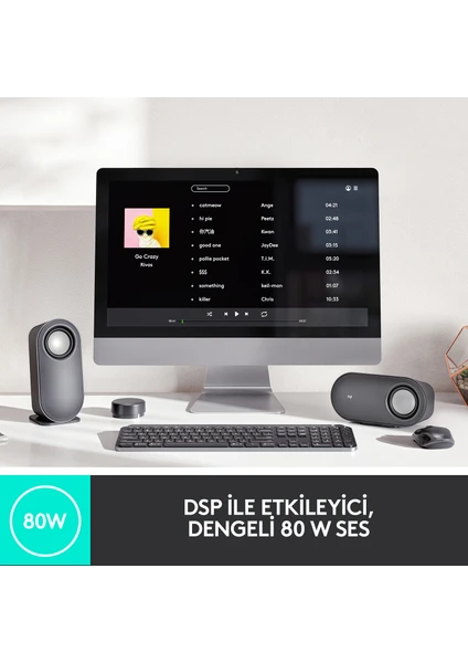 Logitech Z407 2+1 Bluetooth Hoparlör USB 980-001348-Kıbrıssessistemi - 6