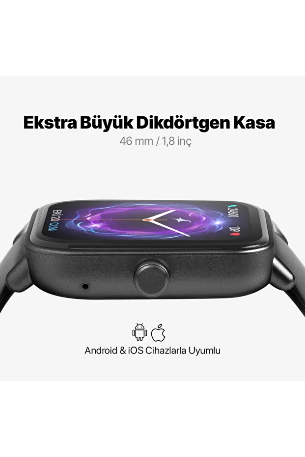 Ttec Tempus 46MM Tft Ekranlı Dikdörtgen Kasa Akıllı Saat - 2