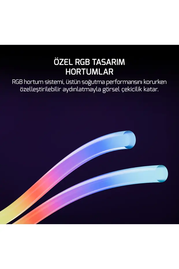 GAMEPOWER BEYAZ SKADI 240 SQUARE ARGB (RGB HORTUM) - 2