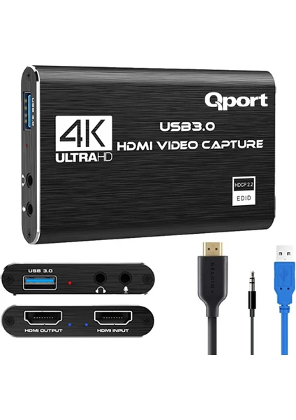Qport Q-Hdc1 USB To HDMI Capture Kart - 3