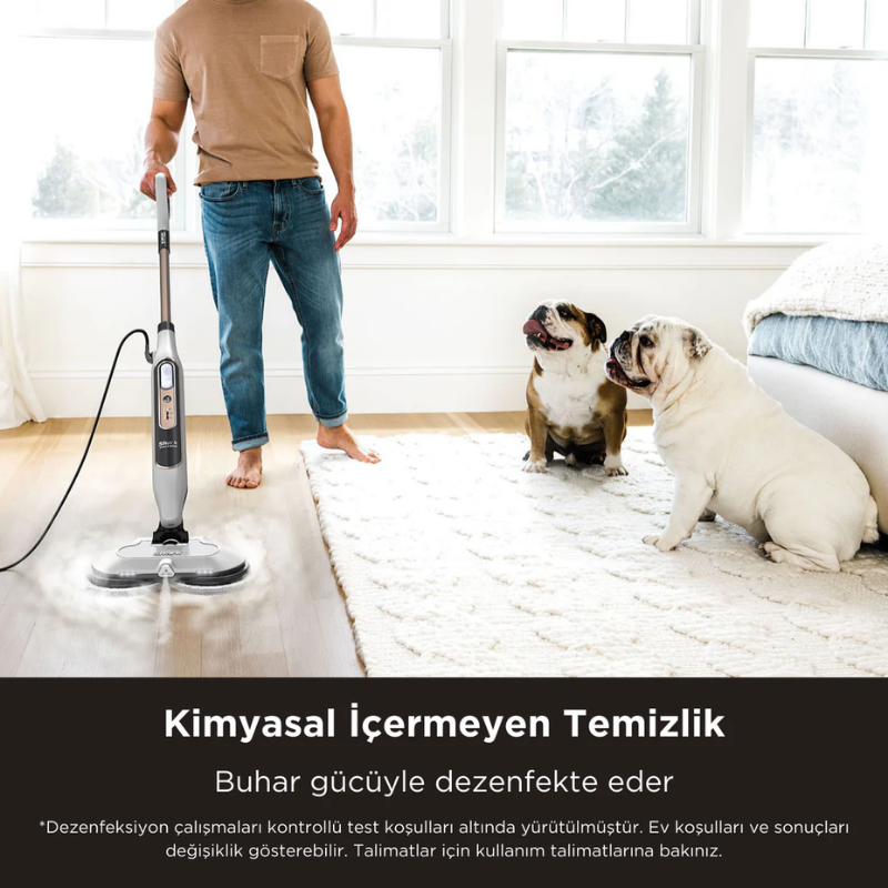 Shark Steam & Scrub Blaster Buhar Atımı Özellikli Otomatik Buharlı Paspas - 4